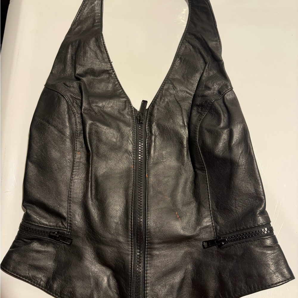 Wilson Black Leather Jacket